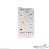 T-card planner 8 columns, 50 slots, 90x53 cm