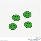 Magnetic symbol smiley :-) 50 mm green 25 pcs.