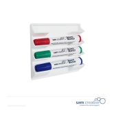 Magnetic board marker holder white