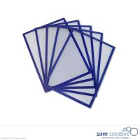 Magnetic document holder A4 blue set 5 pcs