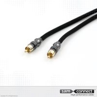 Coaxial RCA cable, 3m, m/m