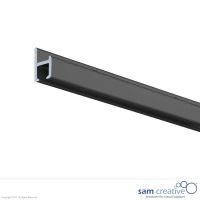 Wall Rail Black, set of 2 pieces, 150 cm each