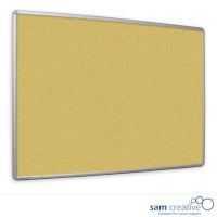 Pinboard Bulletin Linoleum Yellow 100x150 cm