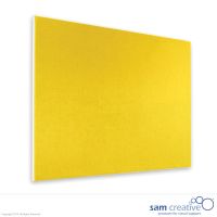 Pinboard Frameless Canary Yellow 100x150 cm (W)