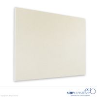 Pinboard Frameless Ivory White 120x200 cm (W)