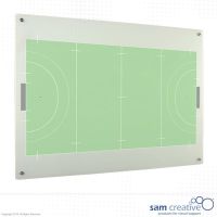 Whiteboard Glass Solid Hockey 100x180 cm