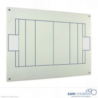 Whiteboard Glass Solid Water Polo 60x90 cm