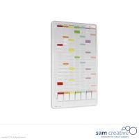 T-card planner 8 columns, 50 slots, 90x53 cm