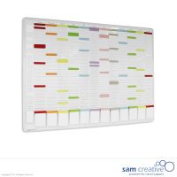 T-card Year Planner 13 columns, 32 slots,90x124 cm