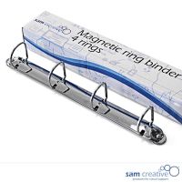 Magnetic Ring Binder 4 D-rings