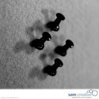 Pinboard Pin black 40x