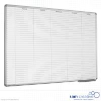 Whiteboard 1-Week Mon-Fri 100x150 cm