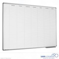 Whiteboard 1-Week Mon-Sun 120x240 cm