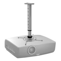 Beamer mounting bracket ceiling long silver