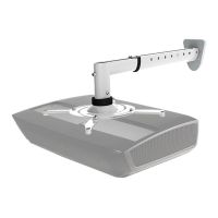 Beamer mounting bracket wall white