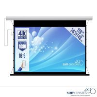 Projector screen 4K|UHD Electric 119" 263x148 cm white casing