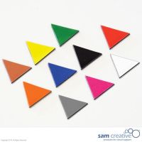 Magnetic symbol triangle 2 cm orange