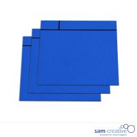Magnetic whiteboard scrum notes 10x10 cm blue