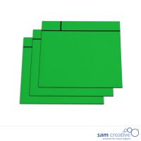 Magnetic whiteboard scrum notes 10x10 cm green