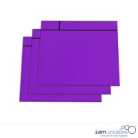 Magnetic whiteboard scrum notes 10x10 cm purple