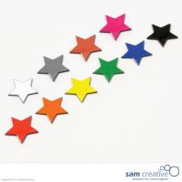 Magnetic symbol star 2x2 cm brown