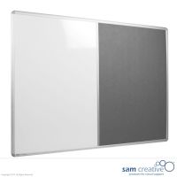 Whiteboard Pinboard combi board 60x120 cm