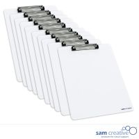 Clipboard whiteboard A4 White (set 10 pcs)