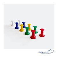 Magnetic regular size push pins mixed 10 pcs