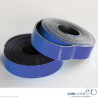 Magnetic whiteboard planning tape 10mm blue 2m