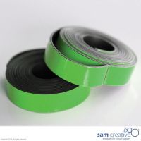 Magnetic whiteboard planning tape 10mm green 2m