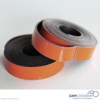 Magnetic whiteboard planning tape 10mm brown 2m