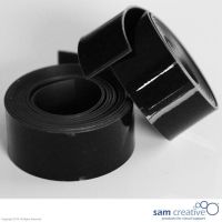 Magnetic whiteboard planning tape 20mm black 2m