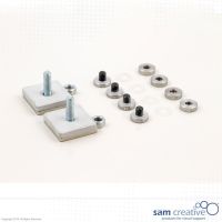Glassboard Solid adapter set for movable stand