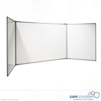 Whiteboard 5-panel Pro Series enamel 60x90 cm