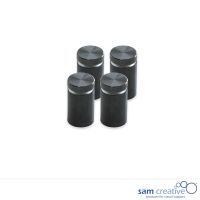 Install Set Whiteboard Glass Solid Black (set 4)