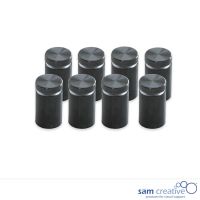 Install Set Whiteboard Glass Solid Black (set 8)
