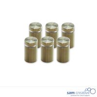 Install Set Whiteboard Glass Solid Gold (set 6)