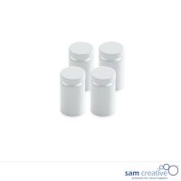 Install Set Whiteboard Glass Solid White (set 4)