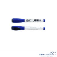 Whiteboard plan marker with eraser blue