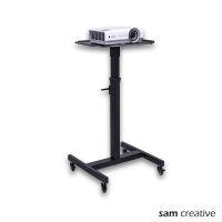 Single panel mobile beamertrolley