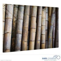 Whiteboard Glass Solid Bamboo 45x60 cm