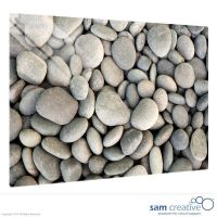 Whiteboard Glass Solid Pebbles 60x120 cm