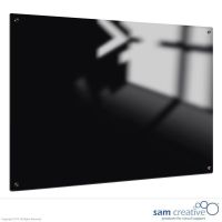 Whiteboard Glass Solid Black Magnetic 120x240 cm