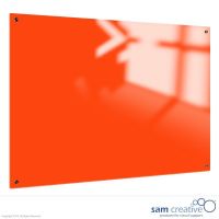 Whiteboard Glass Solid Bright Orange 100x200 cm