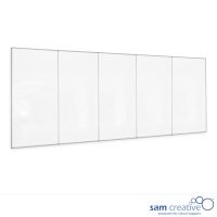 Whiteboard wall Pro Series 5-panels 240x600 cm