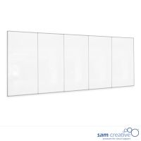 Whiteboard wall Pro Series 5-panels 200x600 cm