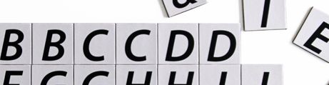 Magnetic letters and numbers