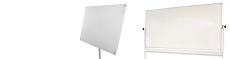 Mobile whiteboard stands Mobile whiteboard stands